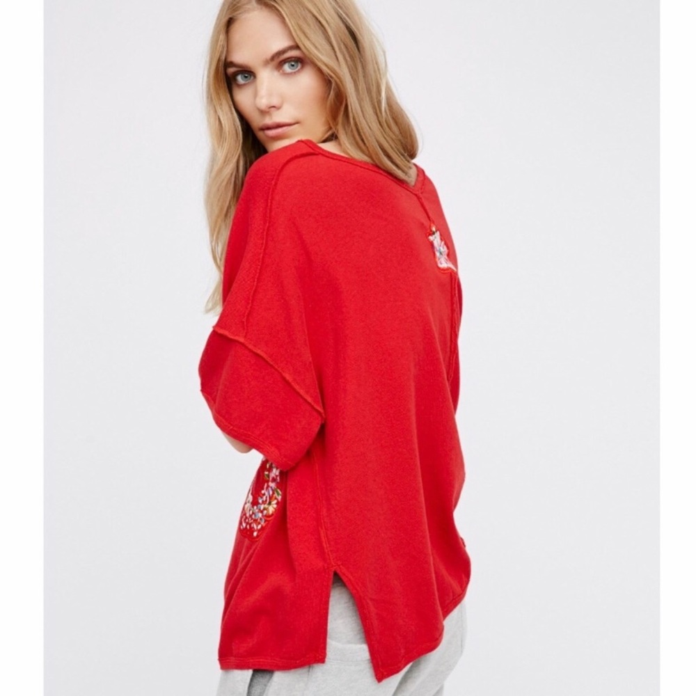 *FREE PEOPLE* We The Free Oversized Joni Tee - Picture 10 of 10